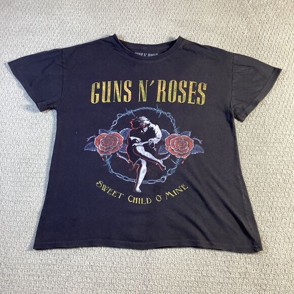 Guns N Roses Sweet Child O Mine Graphic T Shirt Band Tee - Picture 1 of 6